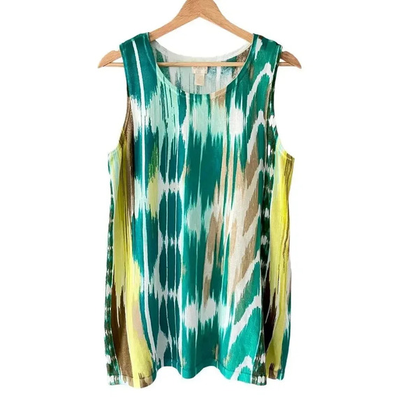 Chico’s Cool-Print Essential Tank Size 2 Large US 12 - Picture 5 of 8